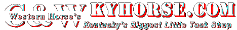 Kyhorse.com is the new choice for both hobby and professional horseman. Based in the Bluegrass Thoroughbred region of Kentucky, we offer a full line of horse supplies and tack items at discount prices.