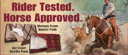 Weaver Memory Foam and Gel Saddle Pads Now Available