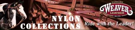 Weaver Leather  manufactures a wide variety of high quality leather and nylon tack and distribute fine tack-related products including: bits, blevins buckles, breast collars, bridles, brushes and combs, cinchas, cotton leads, curbs, halters, halter bridles, headstalls, latigos, off billets, leather care items, livestock supplies, nosebands, pack equipment, poly leads, reins, saddle bags, saddle pads and blankets, saddle strings, scabbards, spurs, stirrups, stirrup leathers, tie downs, trailer and cross ties, training tack and whips. 